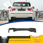 Kahe v&auml;ljalasketoruga tagumine difuusor BMW X3 F25-MT jaoks (2014-2017) X3 F25 must