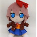 Uued 20cm M&auml;ngu Sayori Natsuki Monika pehmed m&auml;nguasjad Armsad pehmed t&auml;idisega Fumo padjad Lastele S&uuml;nnip&auml;evaks J&otilde;ulukingiks brown