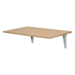 Seinale paigaldatav kokkupandav laud Puidust langetatava servaga seinalaud Ruumis&auml;&auml;stlik k&ouml;&ouml;ki, s&ouml;&ouml;gituppa, magamistuppa 60x40x20 cm Looduslik 60 x 40 x 15 cm