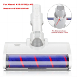 Elektriline harjapea Xiaomi K10/G10, Xiaomi 1C, Dreame V8/V9B/V9P/V11/G9 Vaipade tolmuimeja varuosad white
