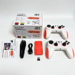 Uus 128G X10 PRO GameStick 4K videom&auml;ngukonsool 3D-m&auml;ngud Sisseehitatud 50K m&auml;ngu 40+ emulaatorit Retro m&auml;ngud Kahekordne 2,4G kontroller 50000 GAMES gray