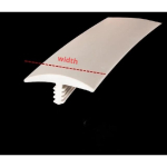 2/4/6/10 Meetrit PVC T-kujuline Servakate Puidust Paneeli Servakate Kaitseriba 18mm 22mm flat