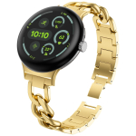 Metallist terasrihm Google Pixel Watch 1/2/3/4 41mm asendusrihm kuld