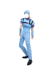 JOJO veider seiklus Johnny Cosplay Osa 7 SBR Speedwagon Cosplay Johnny Joestar Cosplay Kost&uuml;&uuml;m XS gray