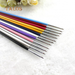 12 tk K&uuml;&uuml;nekunst Lillekujundus Maalimine Peened detailid N&auml;pun&auml;ited Joonistuspliiats Pintsel K&uuml;&uuml;ntehooldus