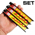5# 7# 9# Vertikaalne poi p&uuml;&uuml;gi ujukikomplekt, pulgap&uuml;&uuml;gi triiv&otilde;nge konksur&uuml;hm Pesca varustus