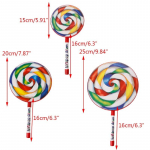 Lollipop Drum Baby Kids Mallet muusika r&uuml;tmipillid alushariduse m&auml;nguasi 6 inch