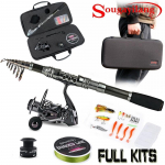 Spinningu &otilde;ngerulli kombineeritud komplekt koos kalastuskandekoti kalastustarvikutega 1.8m&XY2000