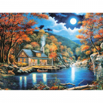 Teemanttikandid valge kriit Teemantristpistega kristall t&auml;isteemantkomplektid L&otilde;peta kaunis 20X30CM