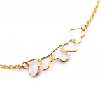 Les Tr&eacute;sors De Lily [C9375] - Collier Plaqu&eacute;-Or 'Amoureuse' kuld