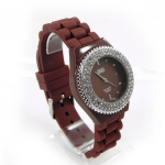 Les Tr&eacute;sors De Lily [G7936] - Montre Design 'Absolu' marron