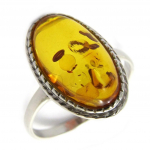 H&otilde;bes&otilde;rmus  Inspiration  merevaigukollane (roodiumiga kaetud) 58 h&otilde;be