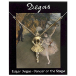 Les Tr&eacute;sors De Lily [N5267] &ndash; kuldne Degas disainerkaelakee (Ballerina) &ndash; 20 mm kuld