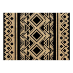 Les Tr&eacute;sors De Lily [Q4131] - Must beež 'Boho' kotiriie alusmatt - 42x30 cm beež