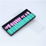 12 tk kvartspuhastuskivist k&uuml;&uuml;nekunsti puuritera komplekt, otsaku vahetus 3/32 lihvimispeaga manik&uuml;&uuml;ri t&ouml;&ouml;riistad pedik&uuml;&uuml;ri komplekt 2,35