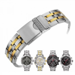 19 mm PRS200 seeria T067417A T067417 seeria kellarihm Kella osad isane riba Tahke roostevabast terasest k&auml;ev&otilde;ru rihm Kellarihm T067 jaoks T067-19MM