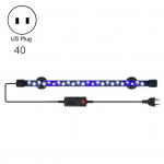 Elav, suure heledusega ja pika elueaga elektriline akvaariumi valgustus veetaimede valgustus veealuse paagi lambi jaoks US Plug 40 sinine