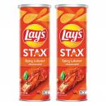 Lay's Stax kartulikr&otilde;psud, Tai maitse, Tai suupiste, 105 g (Pakis 2) Spicy Lobster x 2 pcs