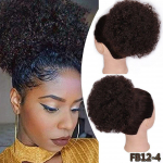 LUPU s&uuml;nteetilised puhvisjuuksed Bun Kinky lokkis juuste aksessuaarid Pingutusn&ouml;&ouml;r Afro Chignon Juuksepikendused Hobusesaba Juukseklambrid 1 PC