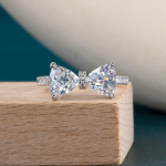 Bella Box Luksuslikud h&otilde;bedased vibu s&otilde;rmused naistele tsirkoonist s&uuml;damekivid Romantilised kingitused Elegantsed aksessuaarid Igap&auml;evaselt kantav s&otilde;rmus Kuum 6 valge