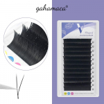 GAHAMACA V kujuga ripsmepikendus eelvalmis Volume YY Ripsmed Maquiagem C&iacute;lios Individual Silk V Type Easy Fan Lashes 0.20mm C 8mm