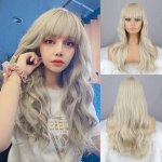 MISS PARUK naiste moodne pika lainelise ombre punase veini v&auml;rvi parukas s&uuml;nteetilisest kiust laineline parukas naistele 28inches