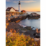 DIY Lighthouse 5D Teemantmaal T&auml;is&uuml;mmargune puur Mere&auml;&auml;rne Teemanttikandid Ristpistes Mosaiikkomplektid Seinakunst Kodukaunistus Full Round 60x90CM