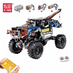 MOLD KING 18006 tehniline pikap auto ehitusmudel APP Motoriseeritud m&auml;ssaja puksiirauto Ehitusklotsid Tellised Lastele isetegemise m&auml;nguasjad kingitused