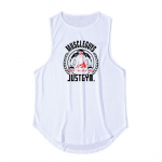 Muscleguys Suvised j&otilde;usaaliriided Kiiresti kuivav Kulturismivest Meeste Fitnesstreening Varrukateta T-s&auml;rk Tr&uuml;kitud Lahti hingav M must