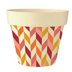 Les Tr&eacute;sors De Lily [Q6421] &ndash; bambusest istutusmasin 'Boho' punane roosa pruun - 10. 5x9. 5 cm punane