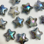 Helmestega materjal Viieharulised t&auml;hehelmed K&otilde;rvar&otilde;ngad Rippuvad Gradient Halov&auml;rv 5tk Kahev&auml;rviline Mobiiltelefoni kett DIY Kaunistused Aksessuaarid must