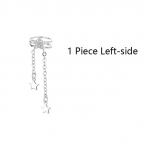 ANENJERY tsirkoonist kahekihilised staar-tutiklambrid k&otilde;rvar&otilde;ngad naistele t&uuml;drukutele k&otilde;rvaklambrid, armsad kingitused ehete aksessuaarid h&otilde;be