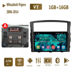 2Din jaoks Mitsubishi Pajero 4 V80 V90 2006-2014 Android Car Stereo Radio Multimeedia Videopleier Navigatsioon GPS 1+16GB A