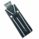 30 v&auml;rvi Heavy Duty Meeste Traksid 3 Pandlad 2,5 cm Y Selg Vastupidav elastsed Reguleeritavad Sukad Tugevad Metallklambrid Sobib meestele Naistele 100cm