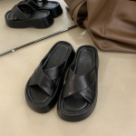 Naiste paksu tallaga vabaaja sussid Mood Naiste v&auml;lissussid naiste sandaalid 35 must