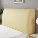 Tolmukindel voodikate, pehme puudutus, voodipeatsi kate, seljakaitse, elastne, k&otilde;ikeh&otilde;lmav, moodne, kodutarbed W120cm kreemikas