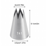 Vene kondiitritoodete d&uuml;&uuml;sid koorej&auml;&auml;tise jaoks Torude otsikud Koogi kaunistamise n&auml;pun&auml;ited Tulbi roosi lehe tordi otsikud Kondiitritooted 1PCS 741
