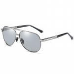 Moodsad metallraamiga fotokroomsed polariseeritud p&auml;ikeseprillid v&auml;listingimustes kasutatavad vintage pimestamisvastased s&otilde;iduprillid UV-kaitsega prillid