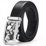 Meeste rihmad metallist automaatne pandlaga br&auml;nd Kvaliteetsed nahast rihmad meestele Kuulsa br&auml;ndi luksuslik t&ouml;&ouml;rihm 115cm