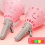 Laste sport L&otilde;busad m&auml;nguasjad ragulka pall &otilde;ues Vanema ja lapse suhtlemine p&otilde;rkuva palli plastikust ragulka v&auml;lim&auml;ng HMM roosa