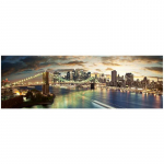 Brooklyni silla &ouml;ine maastik l&otilde;uendimaalingud seinale plakatid ja tr&uuml;kised New Yorgi l&otilde;uendipildid magamistoa sisekujunduse taustaks 20x60cm