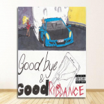 Juice Wrld Death Race for Love Kuum album R&auml;pp Hip Hop Muusika Staar Kunst L&otilde;uend Maalimine Plakat Sein Kodukaunistus Quadro Cuadros Ilma raamita 30*40cm