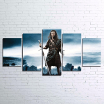 Moodne l&otilde;uendist seinakunsti raam elutuba kodukaunistus HD-prinditud pildid 5-osaline Braveheart maalimine filmitegelaste plakat 20x35cm*2 20x45cm*2 20x55cm*1