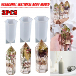 Silikoonist 3D p&uuml;ramiidvormi ehete ripats, k&uuml;&uuml;nla vaigust epoksiidist valuvormi k&auml;sit&ouml;&ouml;