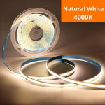 24 V COB LED-ribavalgusti 320 LED-i/M suure tihedusega painduv LED-lint lineaarne RA90 RF-kaugjuhtimispuldiga h&auml;mardatav 5M