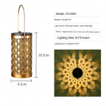 P&auml;ikesevalgusti v&auml;litingimustes &otilde;&otilde;nes sepistatud rauast latern kaasaskantav rippuv LED maastikulamp villa aiatee dekoratiivlamp A