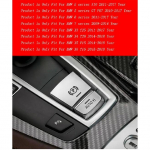 Car Styling Central Handbrake Auto H Button Decorative Cover Trim For BMW 5/6/7 Series F10 GT F07 X3 f25 X4 f26 X5X6 h&otilde;be