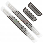 Mazda 6 3 CX-5 tarvikule 2014 2015 2016 2017 2018 roostevabast terasest auto uksel&auml;ve kulumisplekk, sissep&auml;&auml;sukaitse pedaalikaitse Chrome Mazda6 Letter