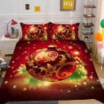 3D j&otilde;uluvana kodu voodipesu komplekt Kingimustriga voodipesu katte padjap&uuml;&uuml;r 2/3 t&uuml;kki AU240 * 270 t&auml;issuuruses &uuml;he-/kaheinimesevoodi pehme magamistoa kaunistus DE 100x135cm