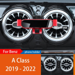 Auto mobiiltelefoni hoidik Mercedes Benz W177 A klassi 19-2022 360 kraadi p&ouml;&ouml;rleva GPS-i spetsiaalse kinnituse tuginavigatsiooni jaoks A Class 19-22 gray